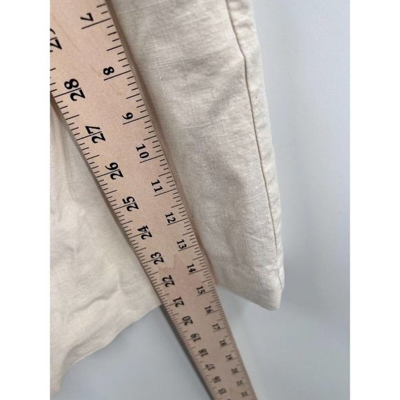 J.CREW Womens Size 8 Viscose & Linen Blend Re-Imagined Shorts Cream - Picture 5 of 8